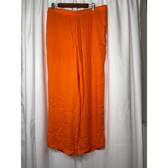 Monroe & Main slacks pants trousers women's extra large XL bright orange soft - Picture 10 of 15